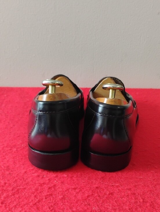 Cole Haan Black Leather Penny Loafers main image 4